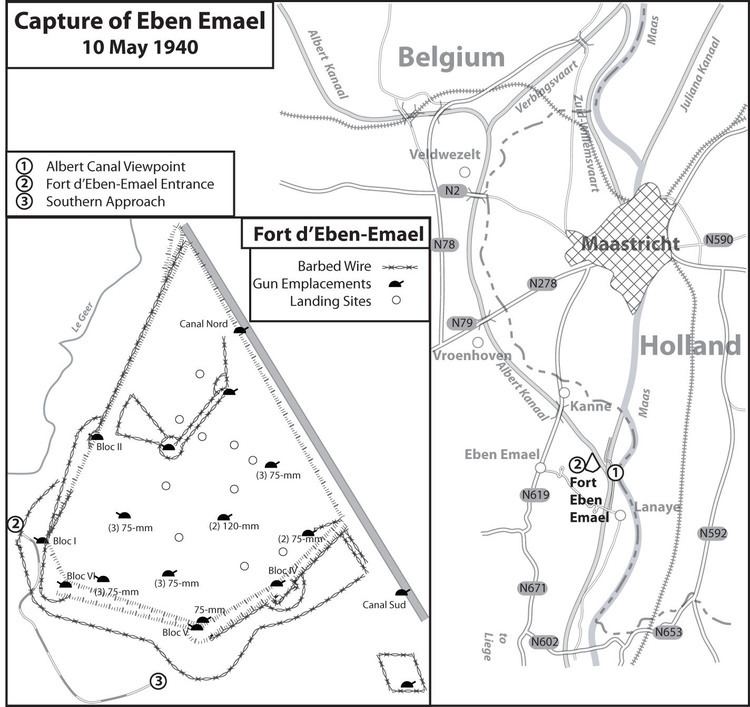 Battle of Fort Eben-Emael French Battlefield Interactive Maps