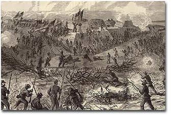 Battle of Fort McAllister (1864) wwwourgeorgiahistorycomimagesassaultonftmca