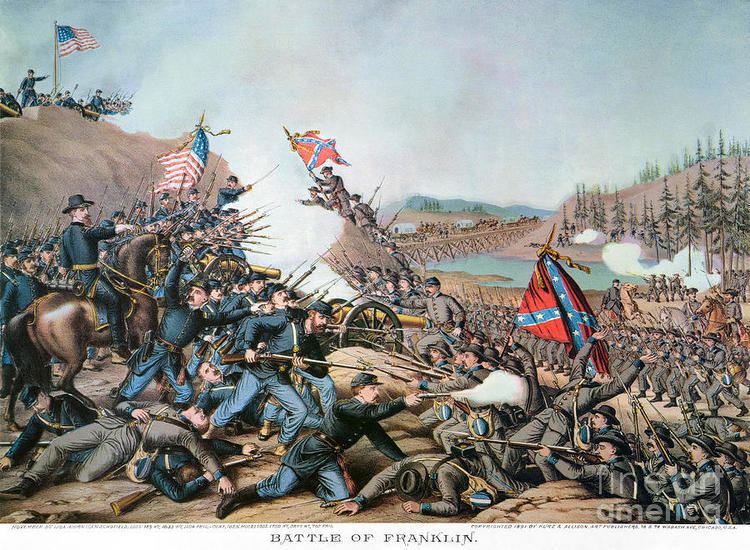 Battle of Franklin (1864) Battle Of Franklin 1864 Photograph by Granger