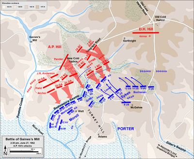 Battle of Gaines's Mill Battle of Gaines39s Mill Wikipedia