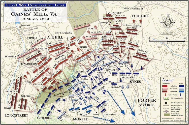 Battle of Gaines's Mill The Battle of Gaines39 Mill American Civil War Forums