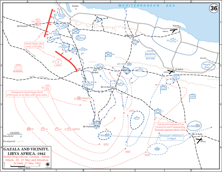 Battle of Gazala Battle of Gazala in World War II