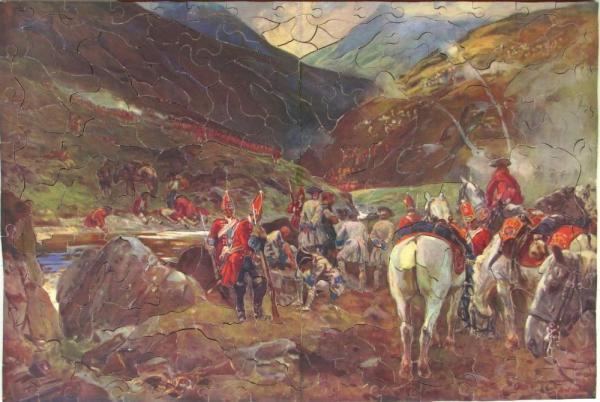 Battle of Glen Shiel The Battle of Glenshiel1719 Bob Armstrong39s Old Jigsaw Puzzles