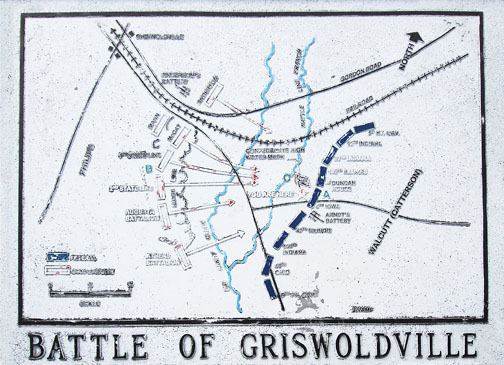 Battle of Griswoldville Battle of Griswoldville Map