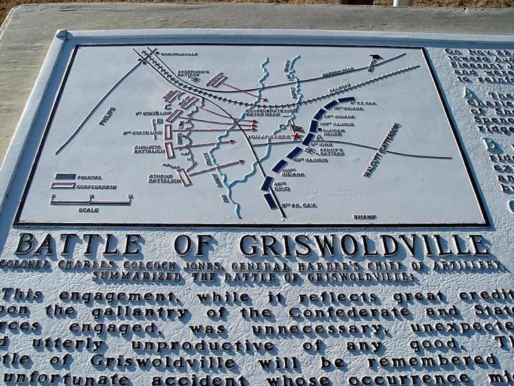 Battle of Griswoldville Battle of Griswoldville GA site photos