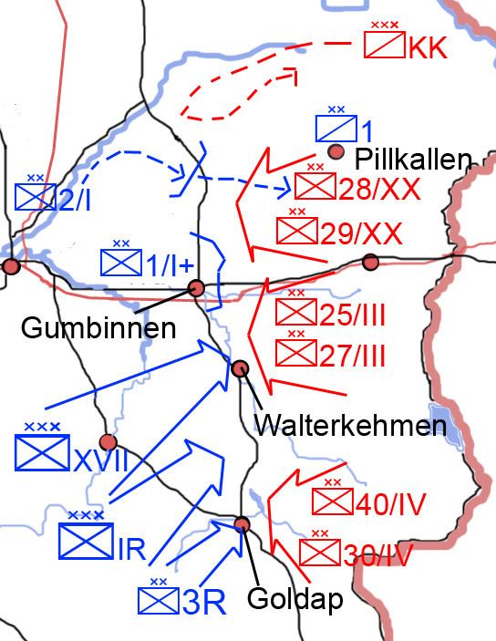 Battle of Gumbinnen FileGumbinnenpng Wikimedia Commons