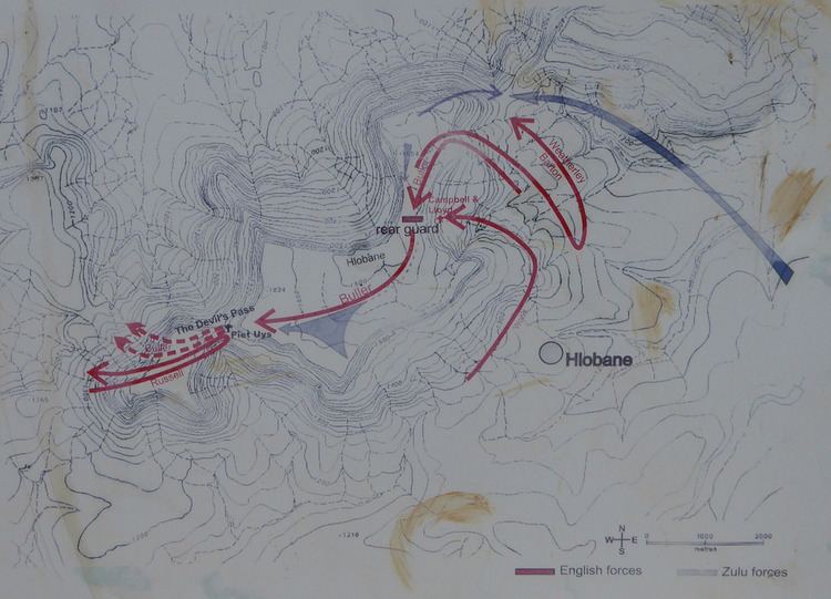 Battle of Hlobane Map of the Battle of Hlobane Curmo Flickr