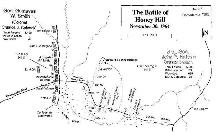 Battle of Honey Hill Honey Hill and Dahlgren