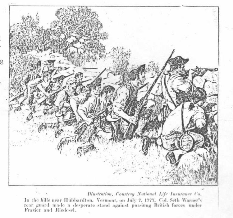 Battle of Hubbardton Revolutionary War Battle of Hubbardton