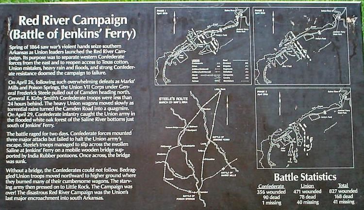 Battle of Jenkins' Ferry Battle of Jenkins39 Ferry site photos