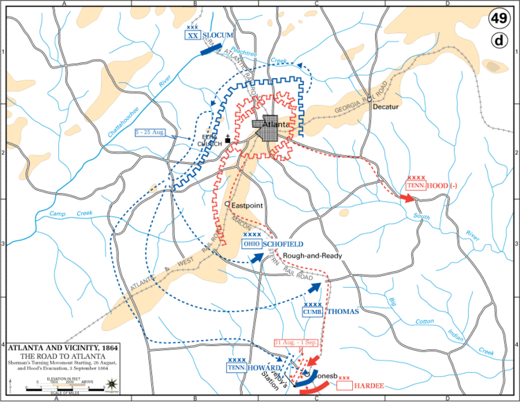 Battle of Jonesborough wwwwestpointeduhistorySiteAssetsSitePagesAme