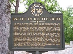 Battle of Kettle Creek Kettle Creek Battlefield Wilkes County Georgia National Register