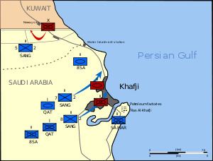 Battle of Khafji httpsuploadwikimediaorgwikipediacommonsthu