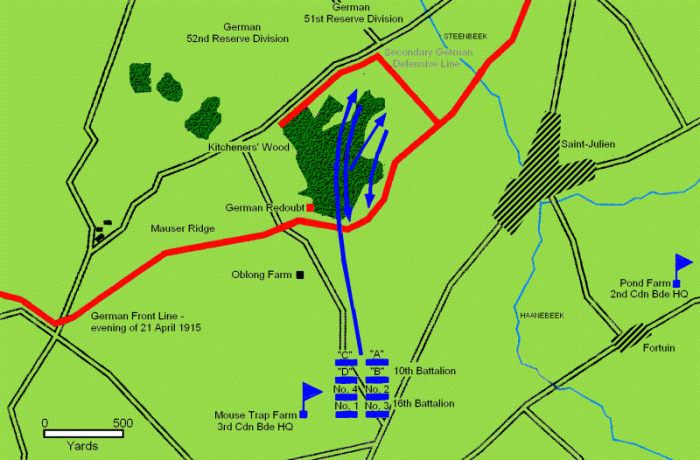 Battle of Kitcheners' Wood wwwcalgaryhighlanderscomhistory10thhistoryki