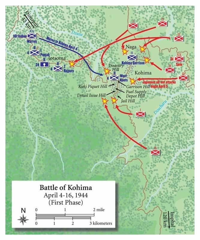 Battle of Kohima CDG 53 Battle of Kohima 1944 Armchair General Armchair