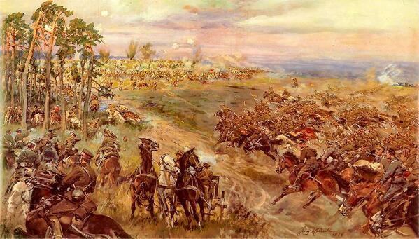 Battle of Komarów Xander HB Millar on Twitter quotA Polish cavalry charge at the