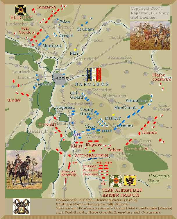 Battle of Leipzig Battle of Leipzig 1813 Battle of Nations Napoleon Schlacht