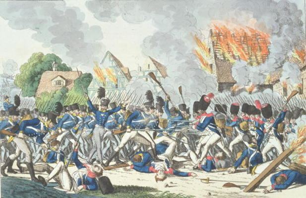 Battle of Ligny Battle of Ligny 16th June 1815 engravi German School 19th