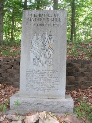 Battle of Lindley's Mill The Lindley Family History