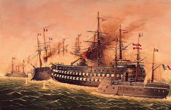 Battle of Lissa (1866) The Naval Battle of Lissa 1866 Austria and Italy List of Images