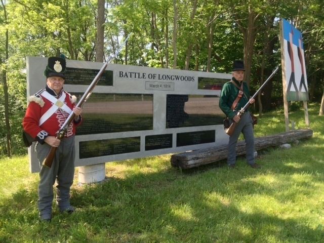 Battle of Longwoods Memorial Plaque being set into position Battle of Longwoodsca