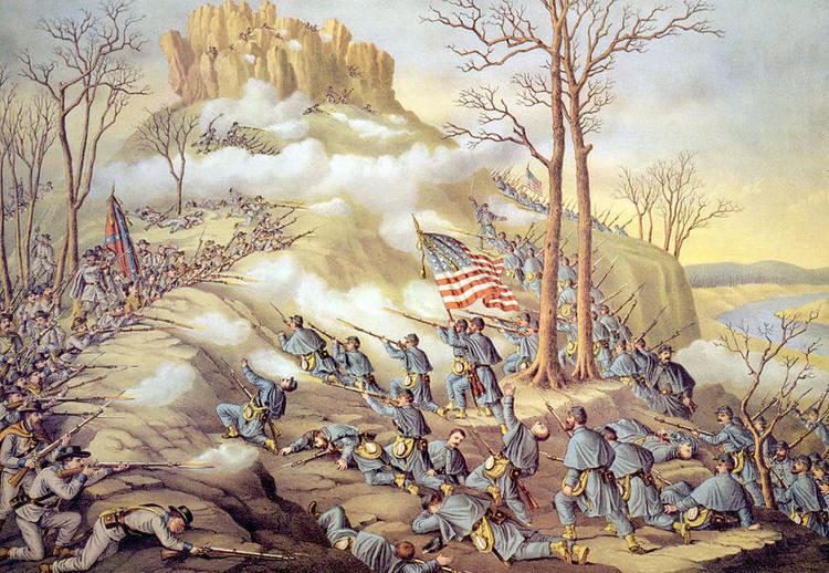 Battle of Lookout Mountain The Battle Of Lookout Mountain Photograph by Everett