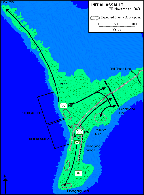 Battle of Makin Battle of Makin Atoll The Initial Assault 20 November 1943