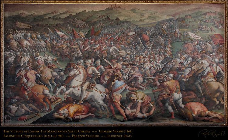 Battle of Marciano The Victory of Cosimo I at Marciano in Val di Chiana painted by