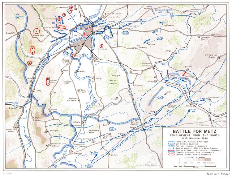 Battle of Metz HyperWar US Army in WWII The Lorraine Campaign