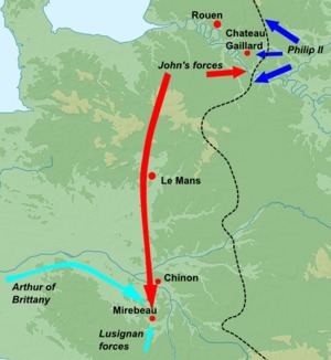 Battle of Mirebeau httpsuploadwikimediaorgwikipediacommonsthu