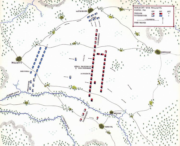 Battle of Mollwitz Wars of Frederick the Great Battle of Mollwitz