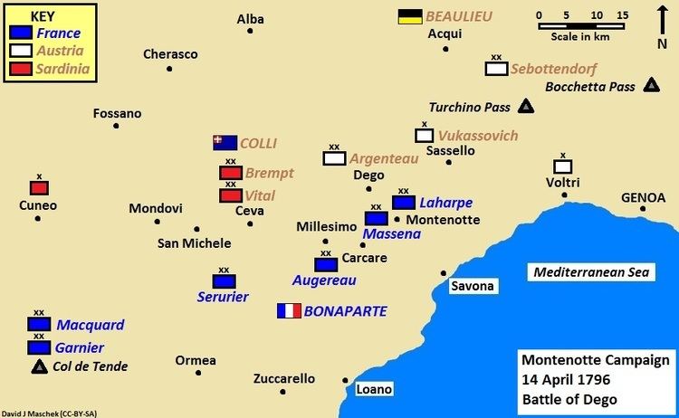 Battle of Montenotte Battle of Ceva Wikipedia