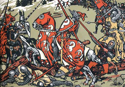 Battle of Morgarten WARHORN Battle at Morgarten