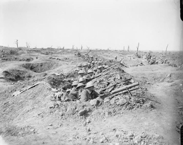 Battle of Morval FileBritish troops in reserve trenches Battle of Morval 25091916