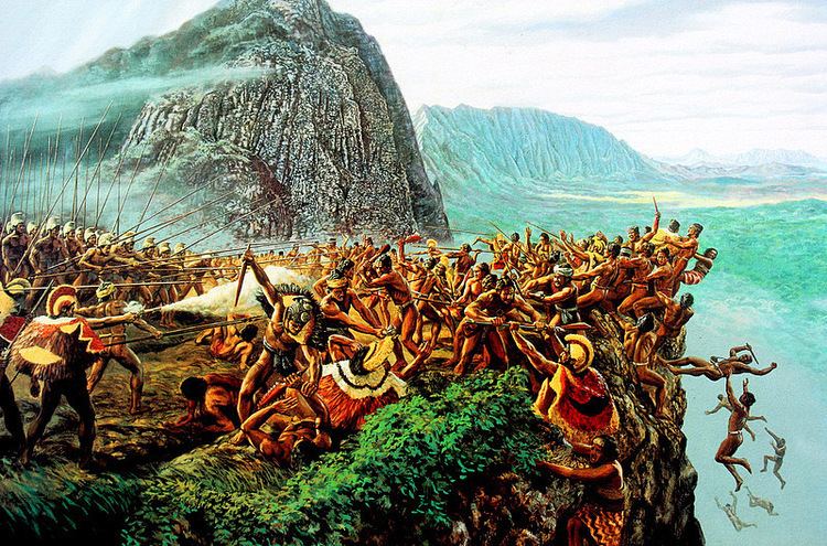 Battle of Nuʻuanu The Battle of Nu39uanu Military history Pinterest The battle