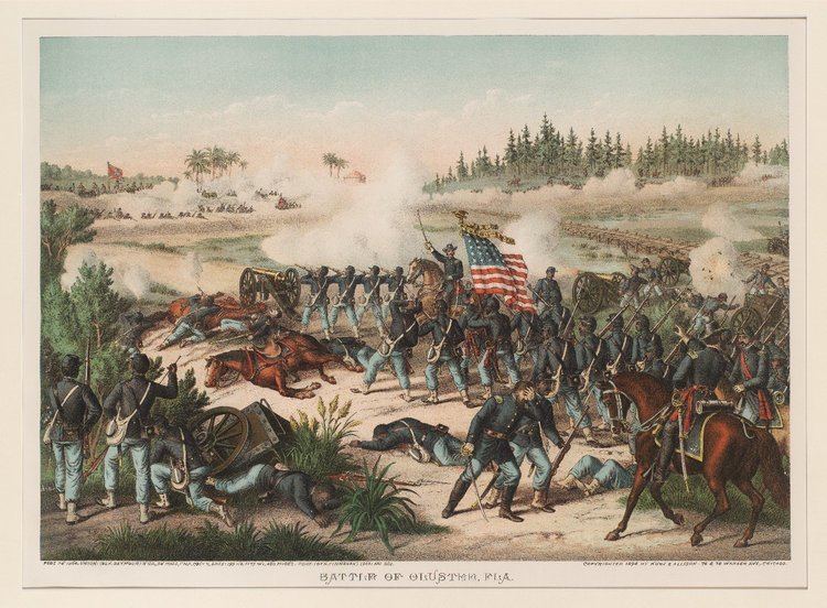 Battle of Olustee Battle of Olustee Florida James E and Joan Singer Schiele Print