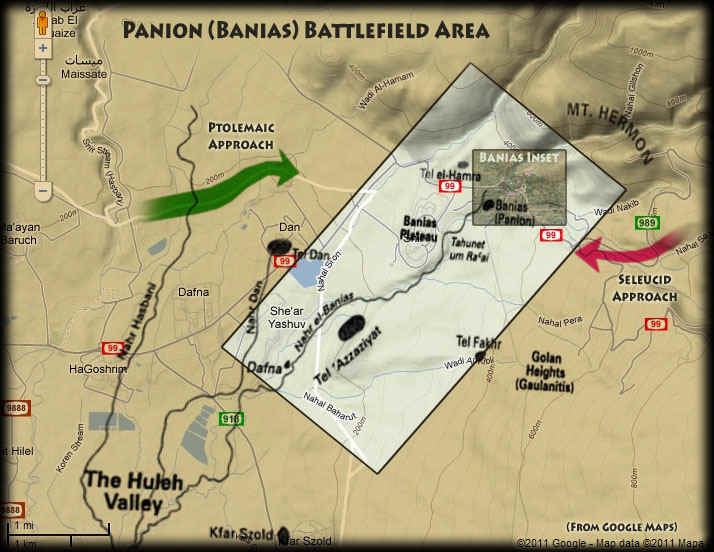 Battle of Panium wwwancientbattlescomseleucidgamesSyrianWarsp