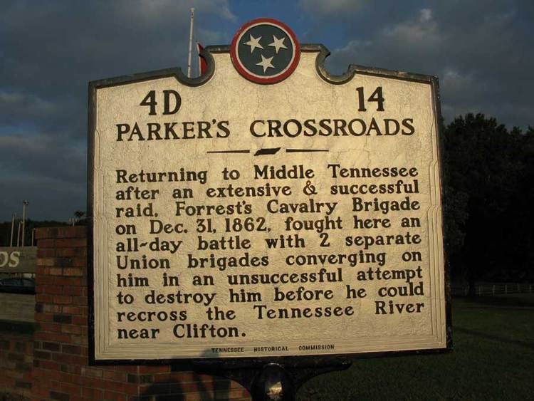 Battle of Parker's Cross Roads Parker39s Crossroads Battlefield On This Very Spot