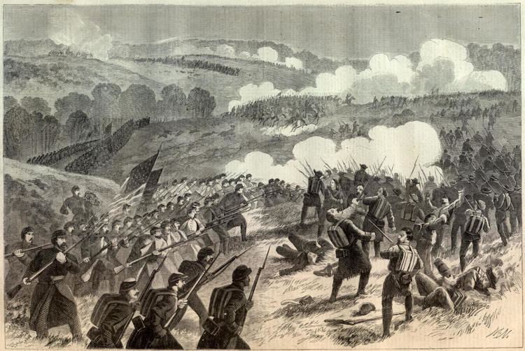 Battle of Pea Ridge March 7th 1862 action at Pea Ridge AR Elkhorn Tavern The