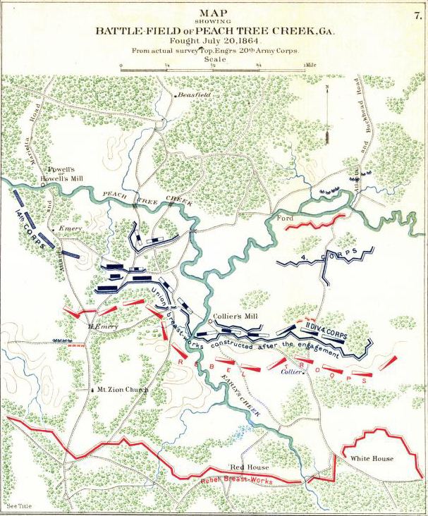 Battle of Peachtree Creek Battle of Peachtree Creek Clio