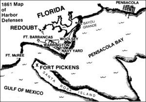 Battle of Pensacola (1861) httpsuploadwikimediaorgwikipediacommonsthu