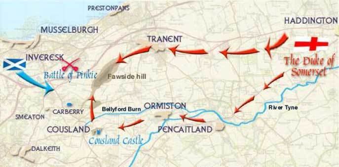 Battle of Pinkie Cleugh The Battle Of Pinkie 1547