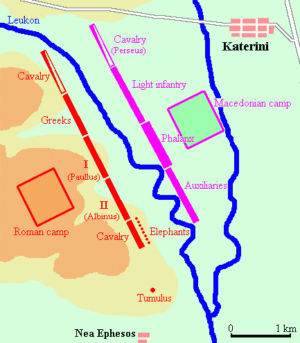 Battle of Pydna Pydna 168 BCE Livius