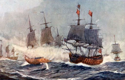 Battle of Quiberon Bay The Battle of Quiberon Bay 1759 Look and Learn History Picture