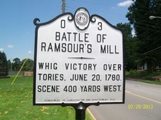 Battle of Ramsour's Mill alastarpackerweeblycomuploads161216124312