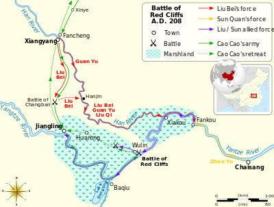 Battle of Red Cliffs httpsuploadwikimediaorgwikipediacommonsthu