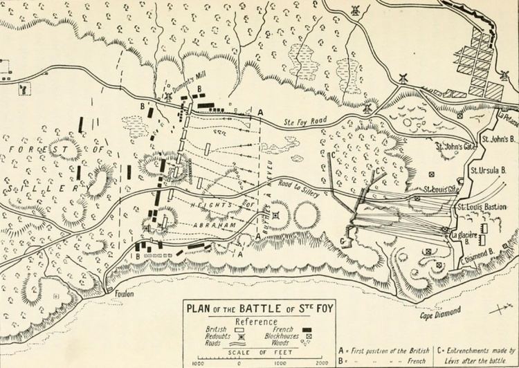 Battle of Sainte-Foy 17600428 Battle of SainteFoy Project Seven Years War
