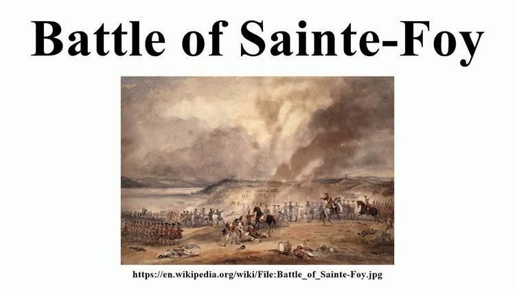 Battle of Sainte-Foy Battle of SainteFoy YouTube