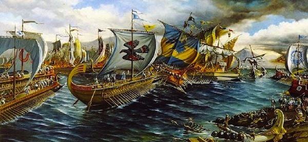 Battle of Salamis Battle of Salamis Marked After 2500 Years GreekReportercom