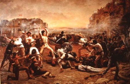 Battle of San Jacinto Battle of San Jacinto Sam Houston Defeats Mexicans quotMe No Alamo